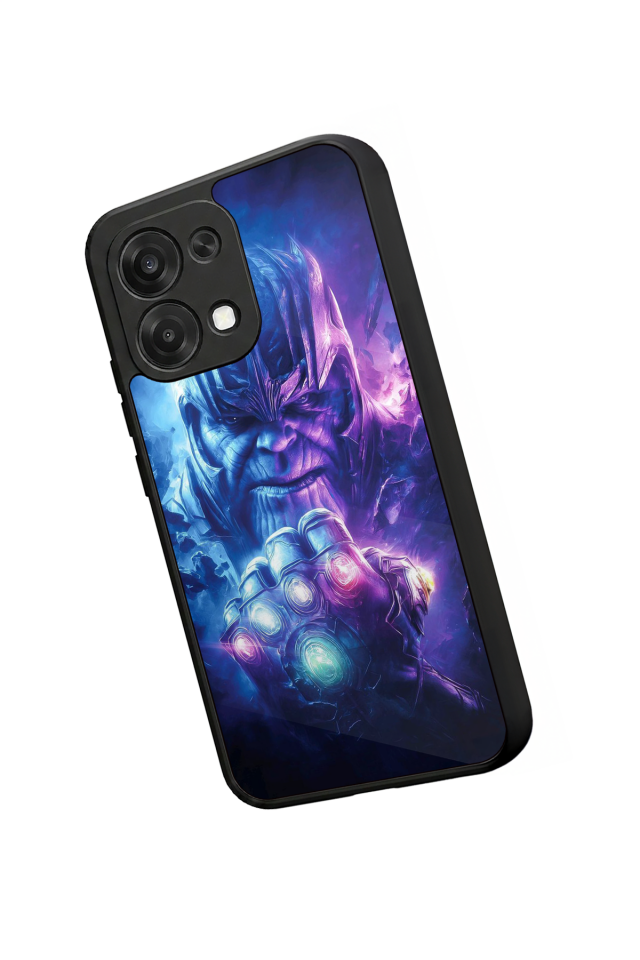 Oppo A6 Pro Uyumlu Thanos Tasarımlı Glossy Premium Kılıf