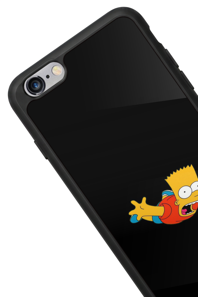 iPhone 6 Plus Uyumlu The Simpsons Tasarımlı Glossy Premium Kılıf