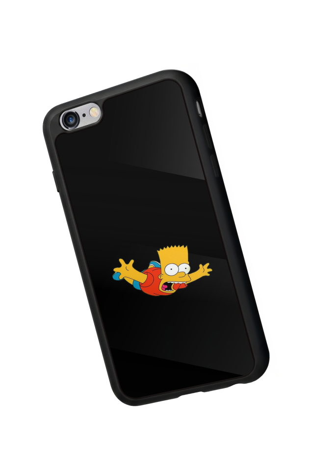 iPhone 6 Plus Uyumlu The Simpsons Tasarımlı Glossy Premium Kılıf