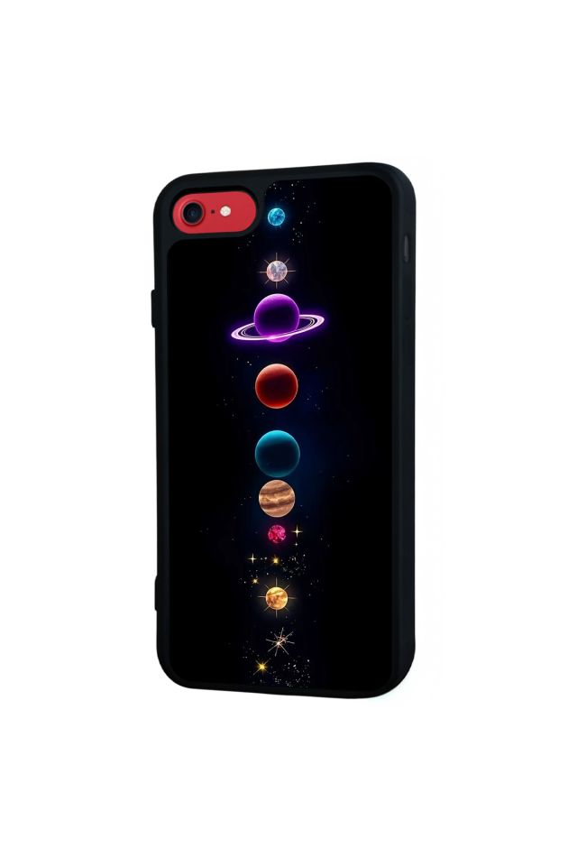iPhone 7 Uyumlu Uzay Tasarımlı Glossy Premium Kılıf