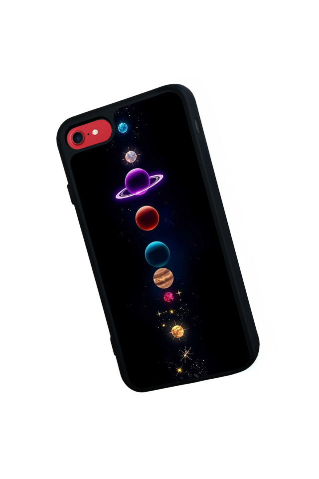 iPhone 7 Uyumlu Uzay Tasarımlı Glossy Premium Kılıf