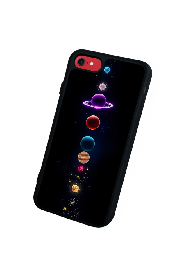 iPhone 7 Uyumlu Uzay Tasarımlı Glossy Premium Kılıf