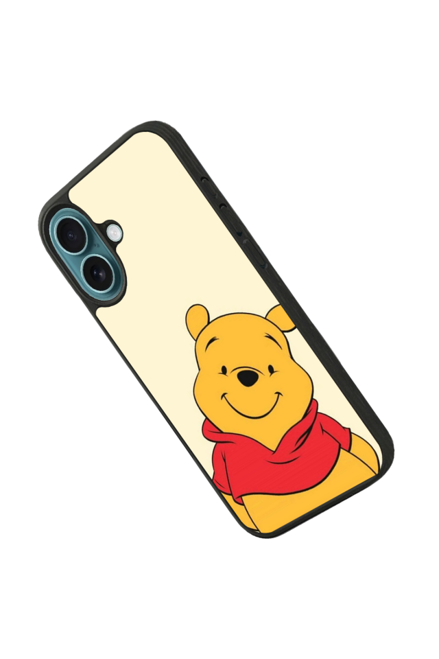 iPhone 16 Uyumlu Winnie Tasarımlı Glossy Premium Kılıf