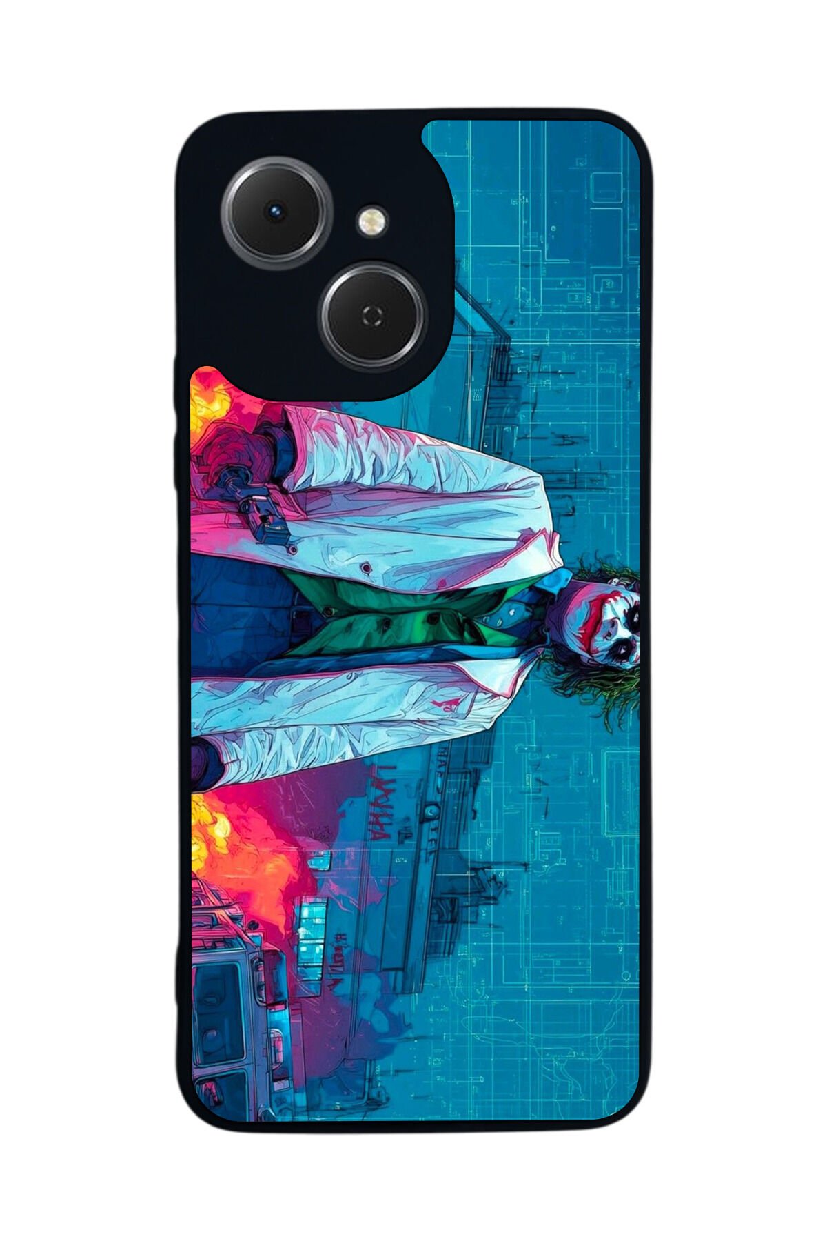 Tecno Spark 40C Uyumlu Joker Tasarımlı Glossy Premium Kılıf