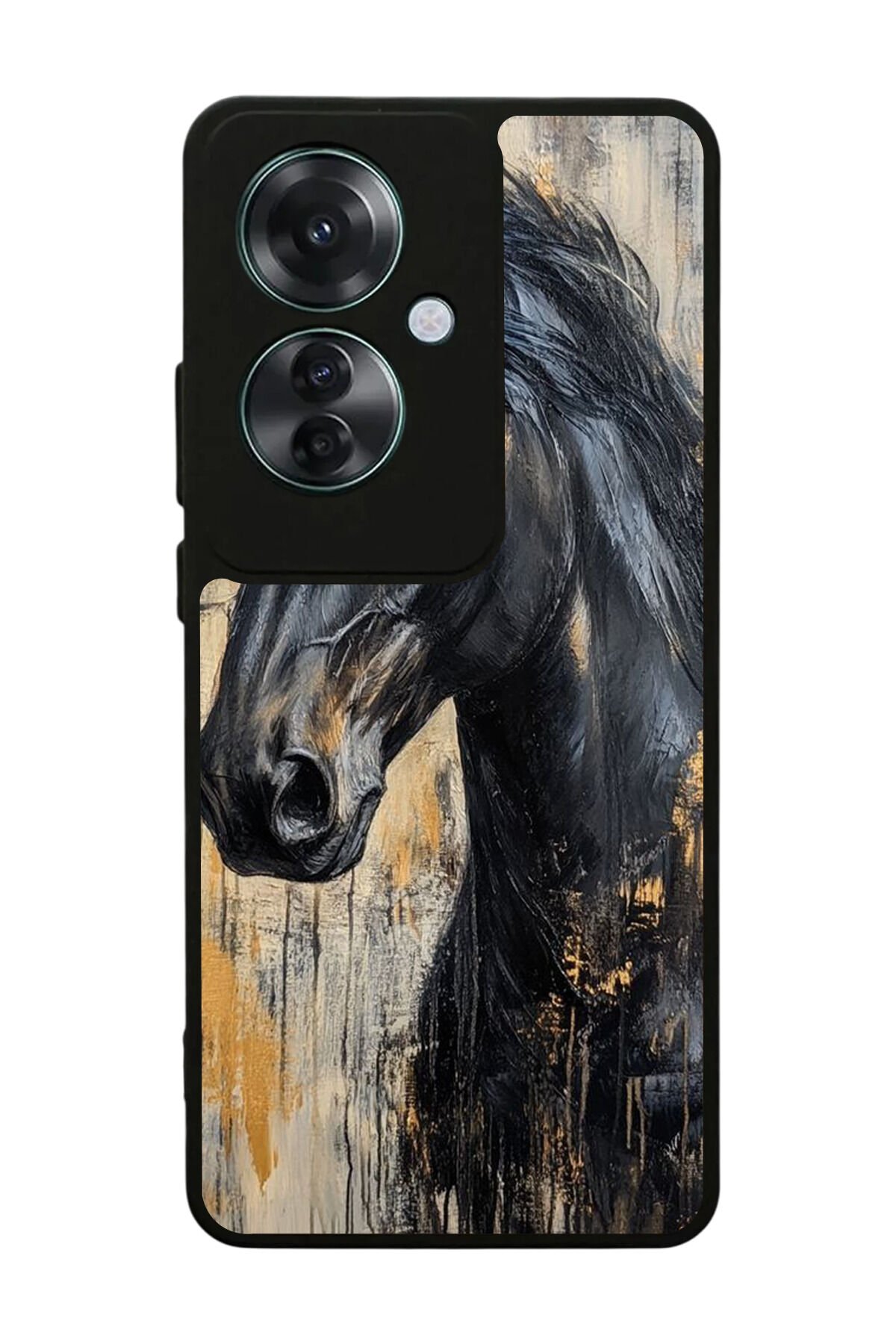 Oppo Reno 11F Uyumlu At Horse Tasarımlı Glossy Premium Kılıf