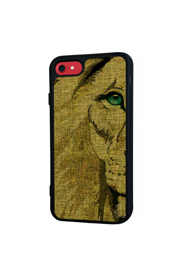 iPhone 8 Uyumlu Aslan Tasarımlı Glossy Premium Kılıf