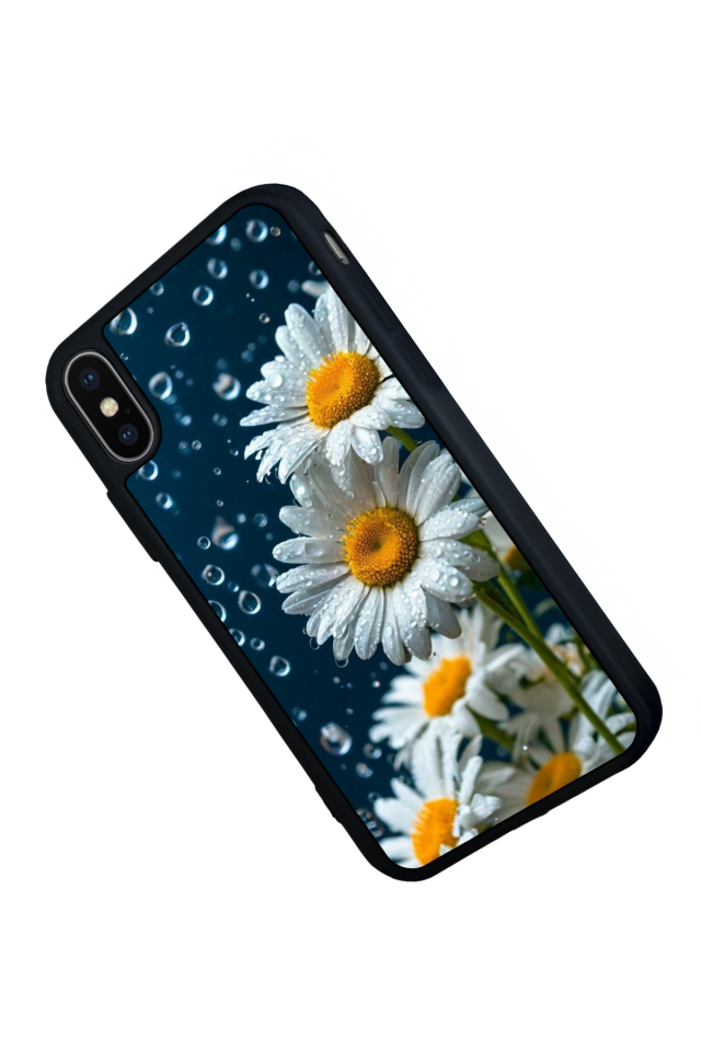 iPhone XS Max Uyumlu Cicek Tasarımlı Glossy Premium Kılıf