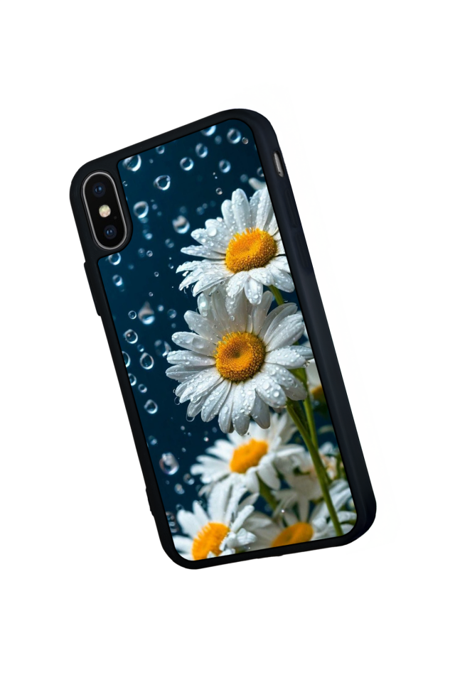iPhone XS Max Uyumlu Cicek Tasarımlı Glossy Premium Kılıf