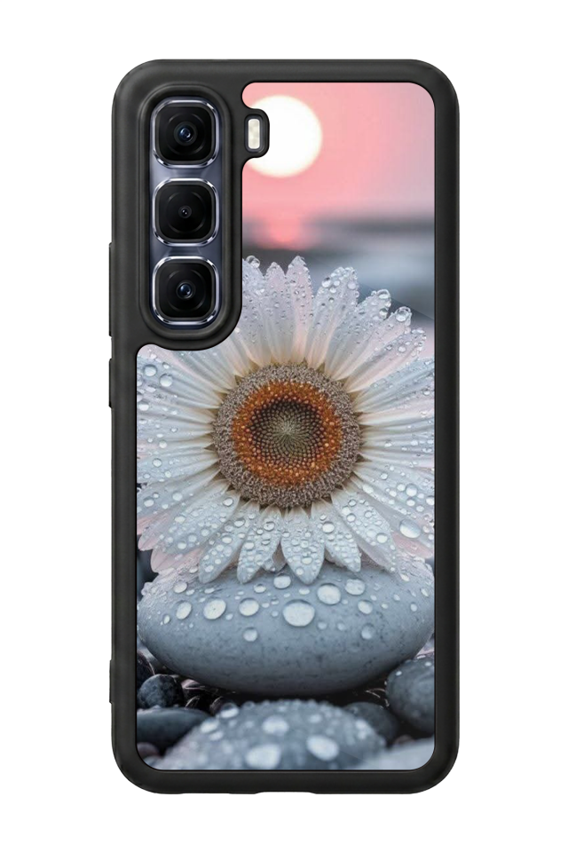 Infinix Hot 60 Pro Plus Uyumlu Cicek Tasarımlı Glossy Premium Kılıf