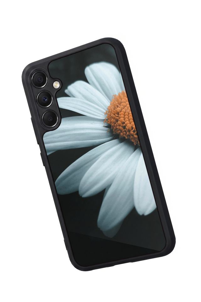 Samsung Galaxy A34 Uyumlu Cicek Tasarımlı Glossy Premium Kılıf
