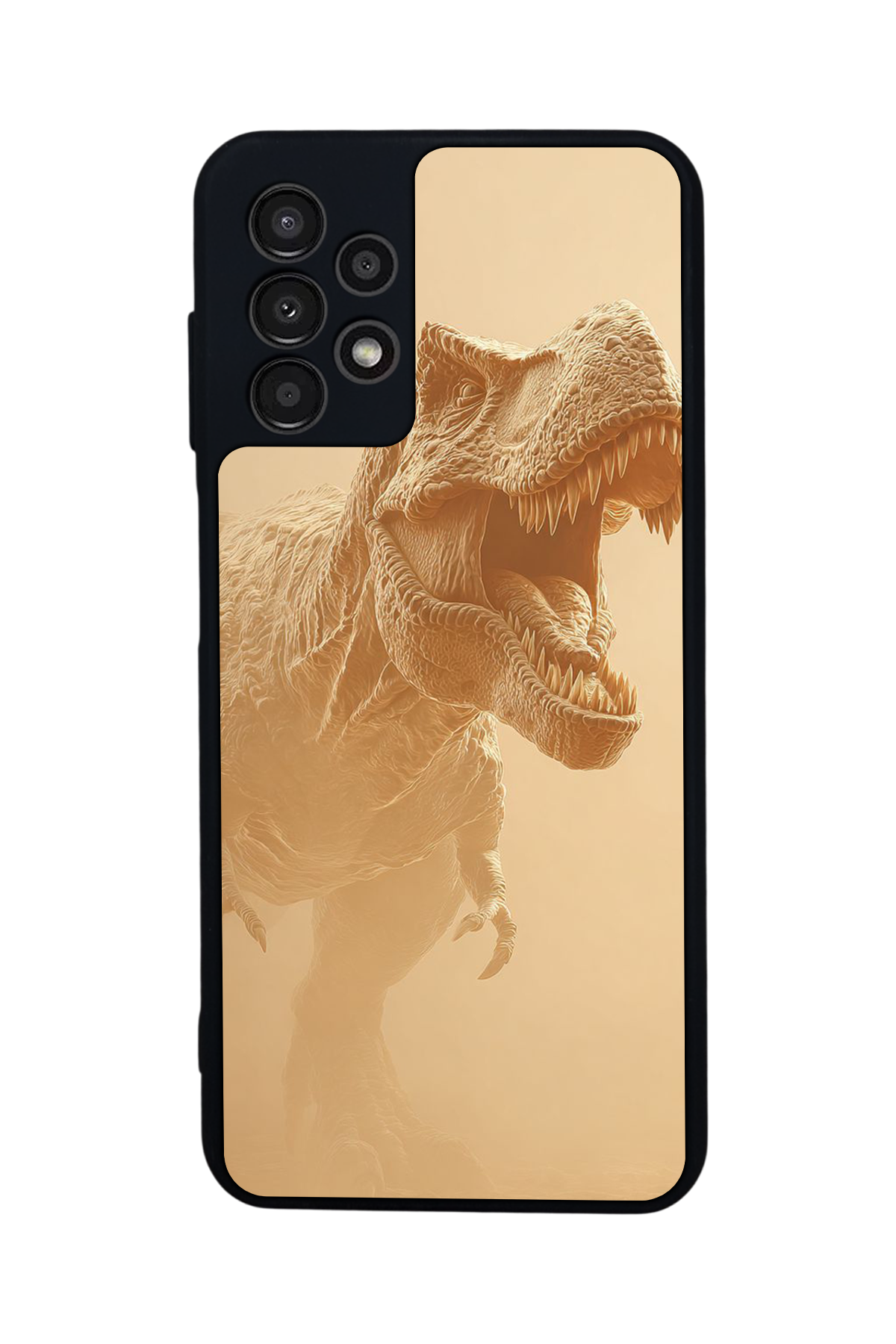 Samsung Galaxy A13 Uyumlu Dinazor Tasarımlı Glossy Premium Kılıf