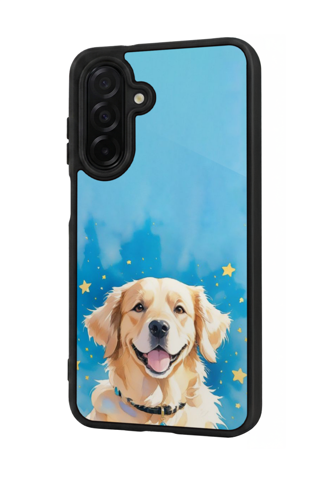 Samsung Galaxy A36 Uyumlu Golden Kopek Tasarımlı Glossy Premium Kılıf