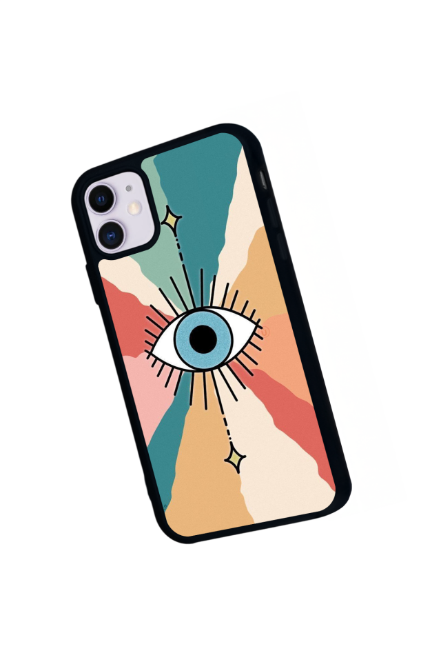 iPhone 11 Uyumlu Göz Tasarımlı Glossy Premium Kılıf