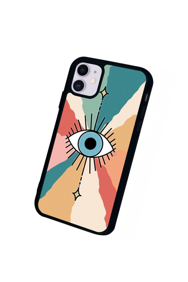 iPhone 11 Uyumlu Göz Tasarımlı Glossy Premium Kılıf