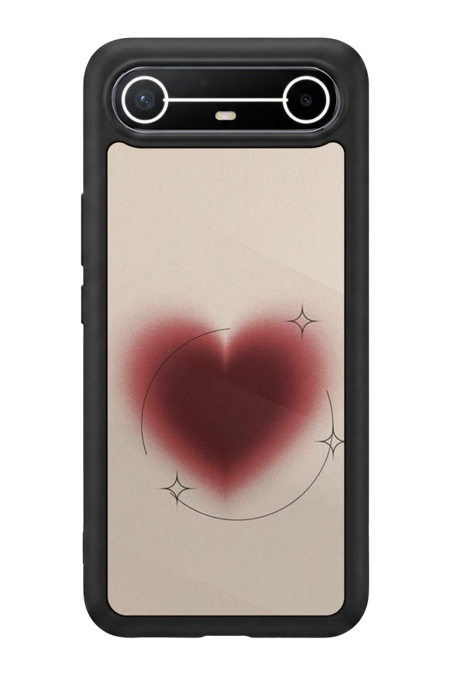 Tecno Spark Slim 5G Uyumlu Kalp Love Tasarımlı Glossy Premium Kılıf