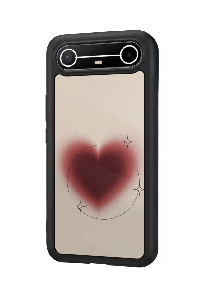 Tecno Spark Slim 5G Uyumlu Kalp Love Tasarımlı Glossy Premium Kılıf