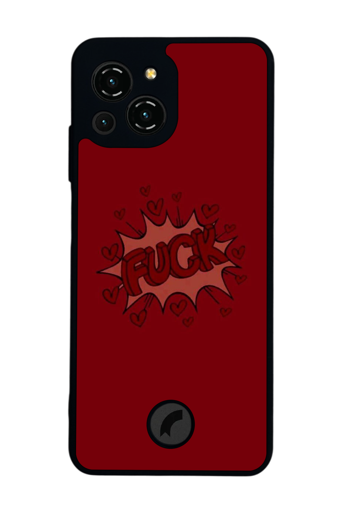 Reeder S23 Pro Max Uyumlu Kalp Love Tasarımlı Glossy Premium Kılıf