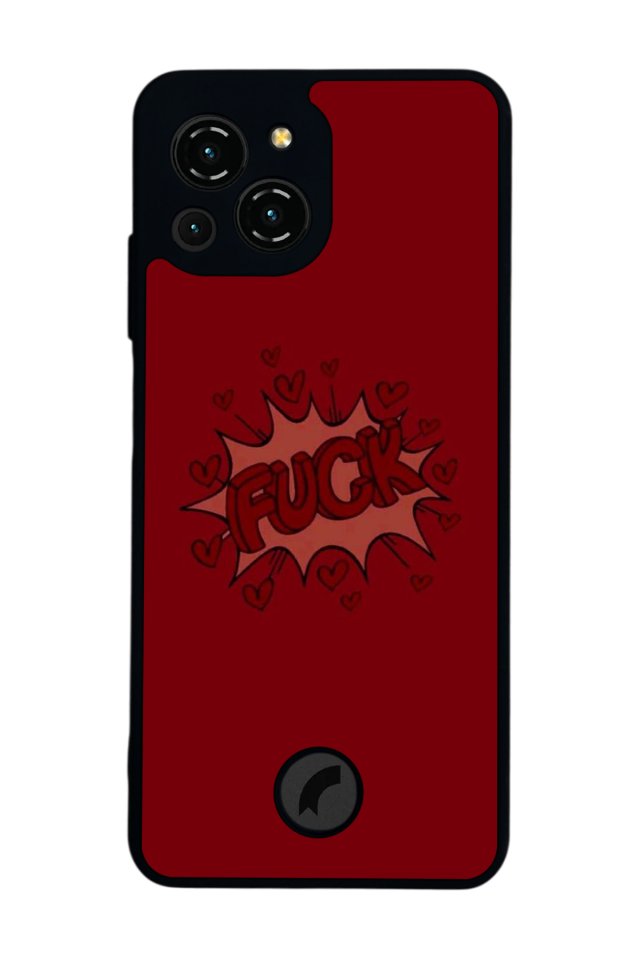 Reeder S23 Pro Max Uyumlu Kalp Love Tasarımlı Glossy Premium Kılıf