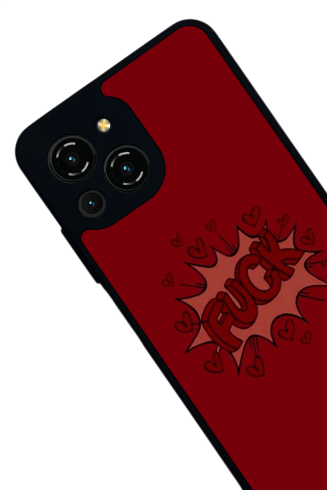 Reeder S23 Pro Max Uyumlu Kalp Love Tasarımlı Glossy Premium Kılıf