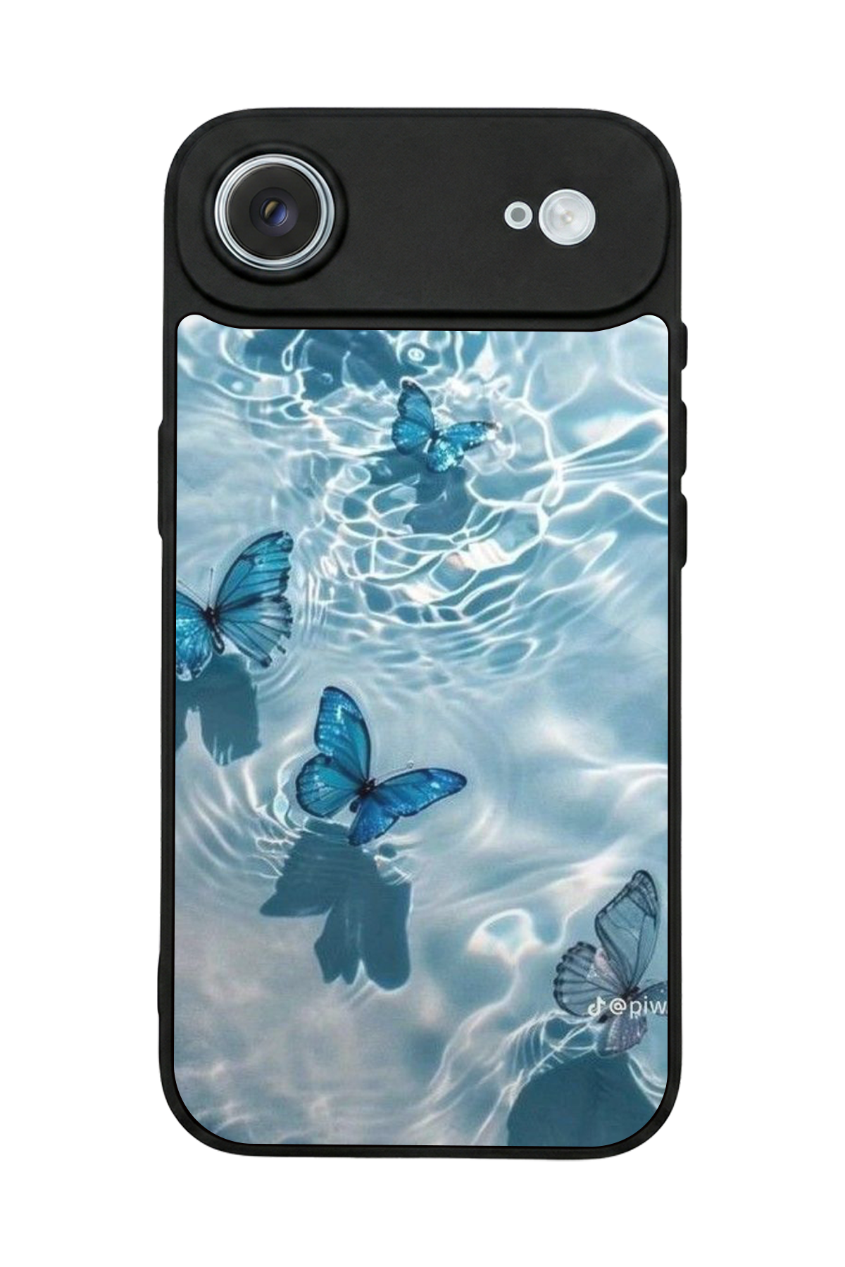 iPhone 17 Air Uyumlu Kelebek Tasarımlı Glossy Premium Kılıf