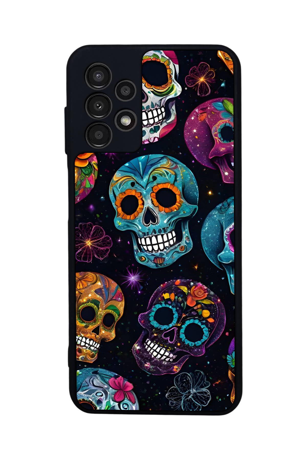 Samsung Galaxy A13 Uyumlu KuruKafa Tasarımlı Glossy Premium Kılıf