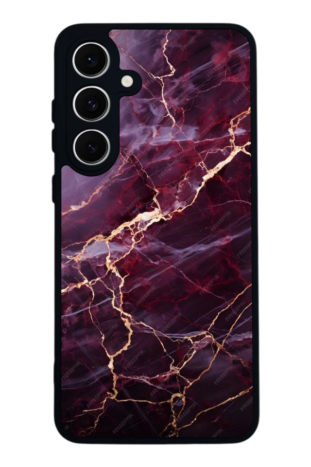 Samsung Galaxy A16 Uyumlu Mermer Marble Tasarımlı Glossy Premium Kılıf