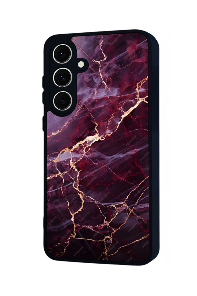 Samsung Galaxy A16 Uyumlu Mermer Marble Tasarımlı Glossy Premium Kılıf