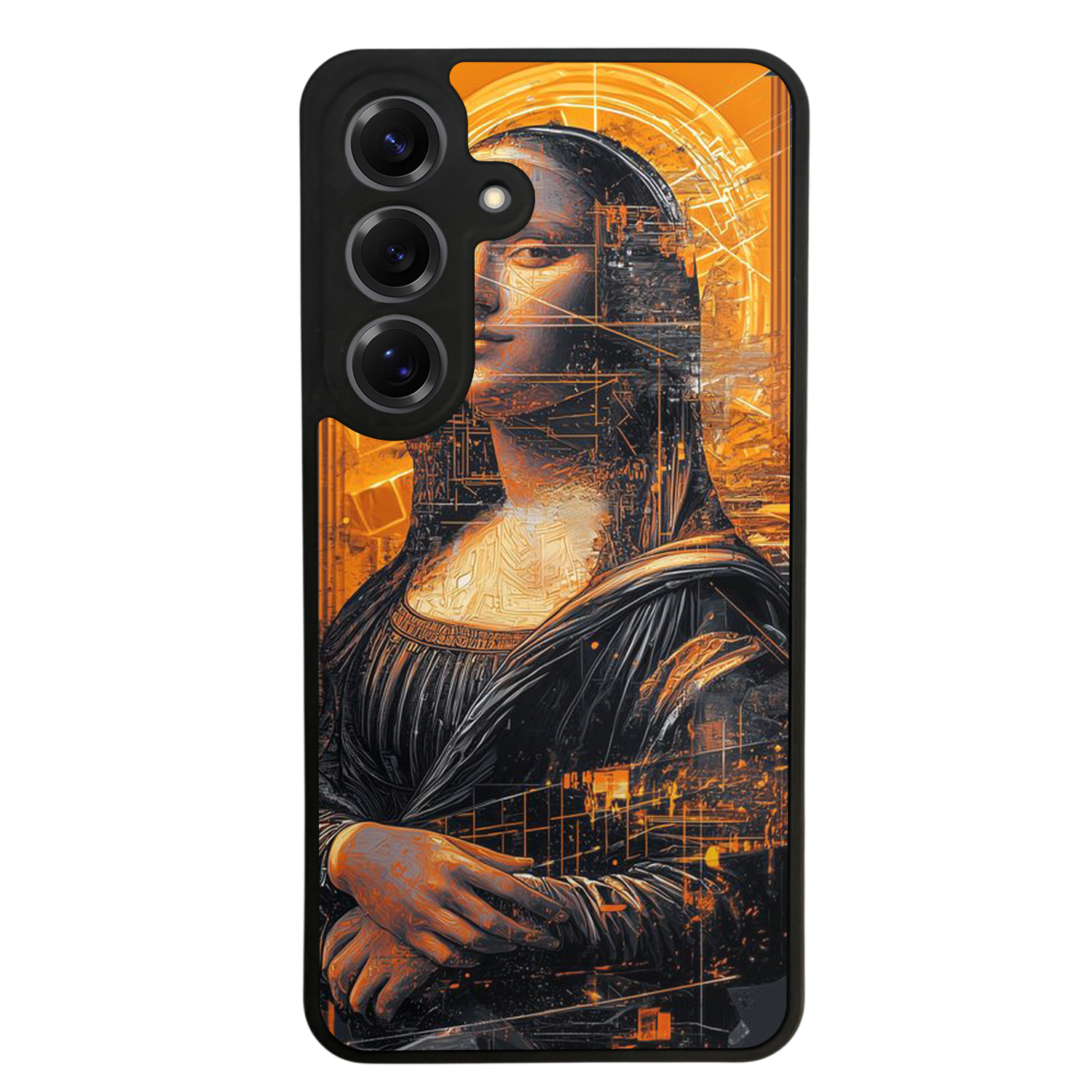 Samsung Galaxy S25 Uyumlu Monalisa Tasarımlı Glossy Premium Kılıf