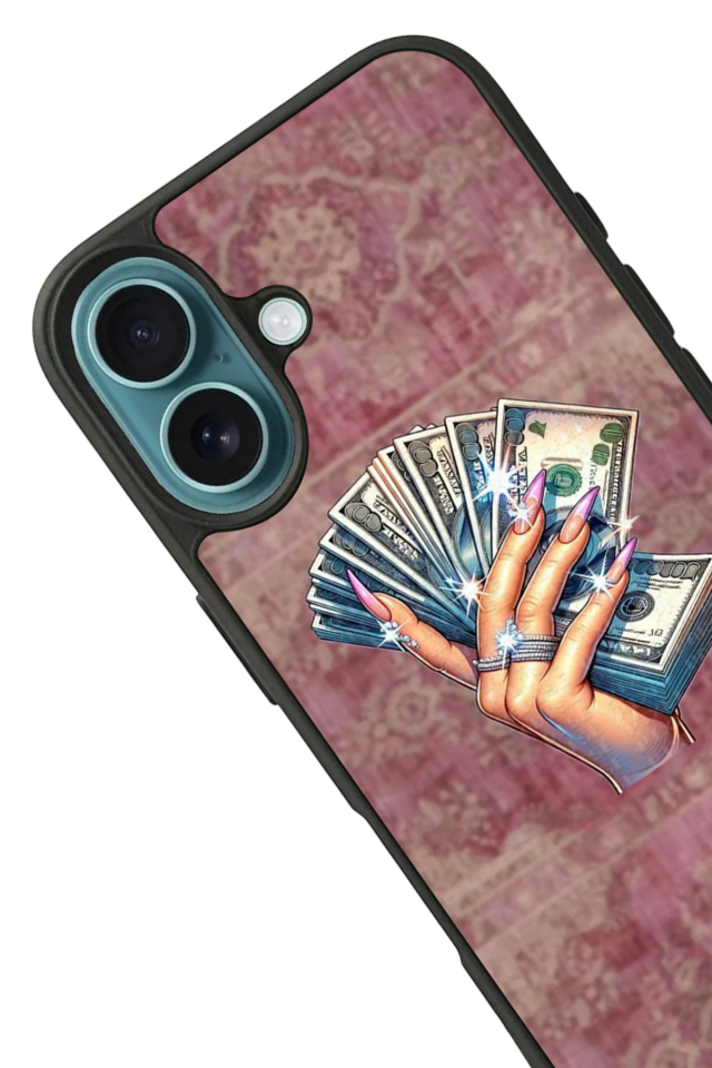 iPhone 16 Plus Uyumlu Money Para Tasarımlı Glossy Premium Kılıf