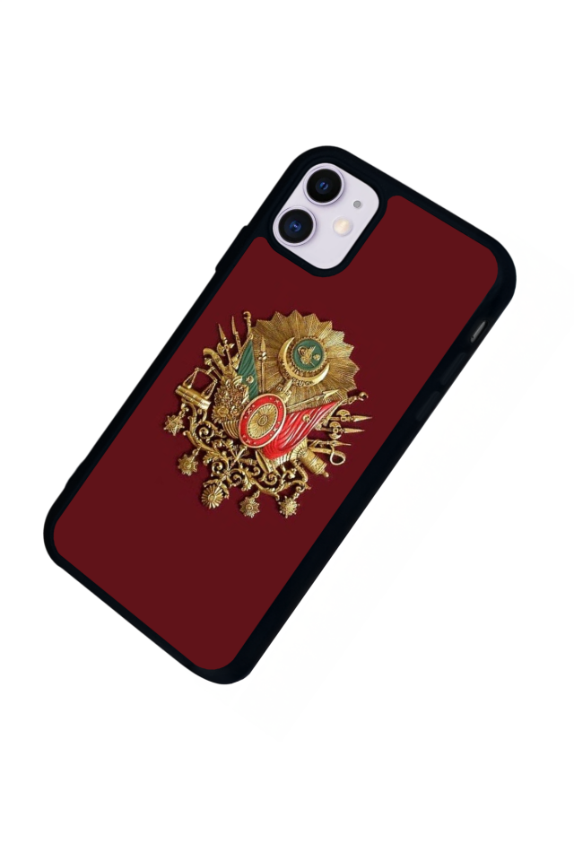 iPhone 11 Uyumlu Osmanli Tugrasi Tasarımlı Glossy Premium Kılıf
