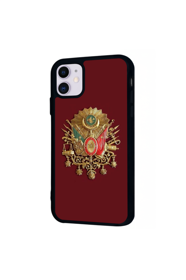 iPhone 11 Uyumlu Osmanli Tugrasi Tasarımlı Glossy Premium Kılıf