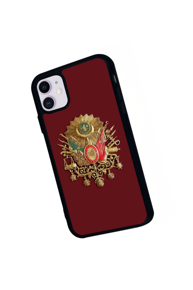 iPhone 11 Uyumlu Osmanli Tugrasi Tasarımlı Glossy Premium Kılıf