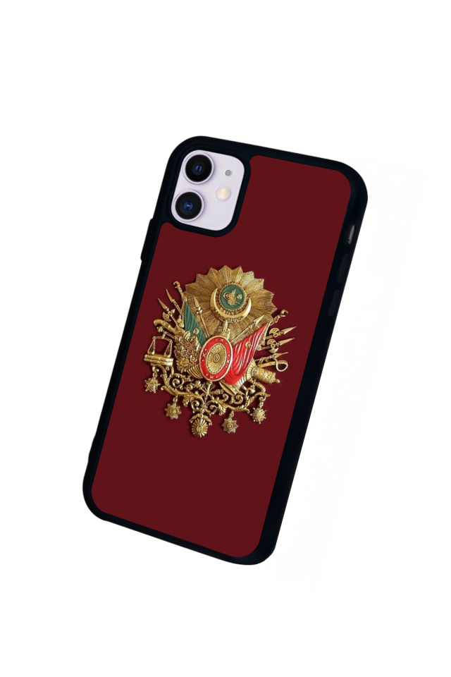 iPhone 11 Uyumlu Osmanli Tugrasi Tasarımlı Glossy Premium Kılıf