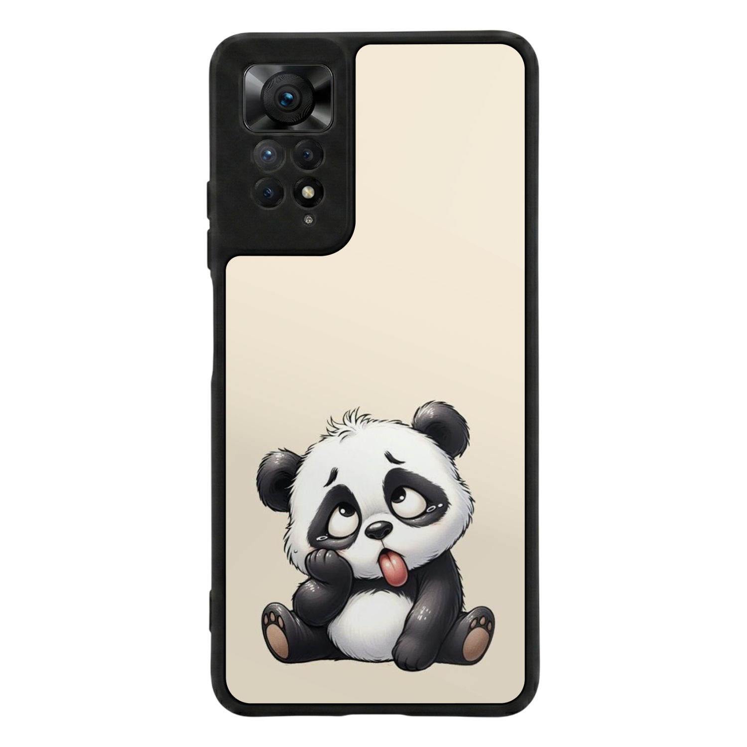 Xiaomi Redmi Note 12 Pro Uyumlu Panda Tasarımlı Glossy Premium Kılıf