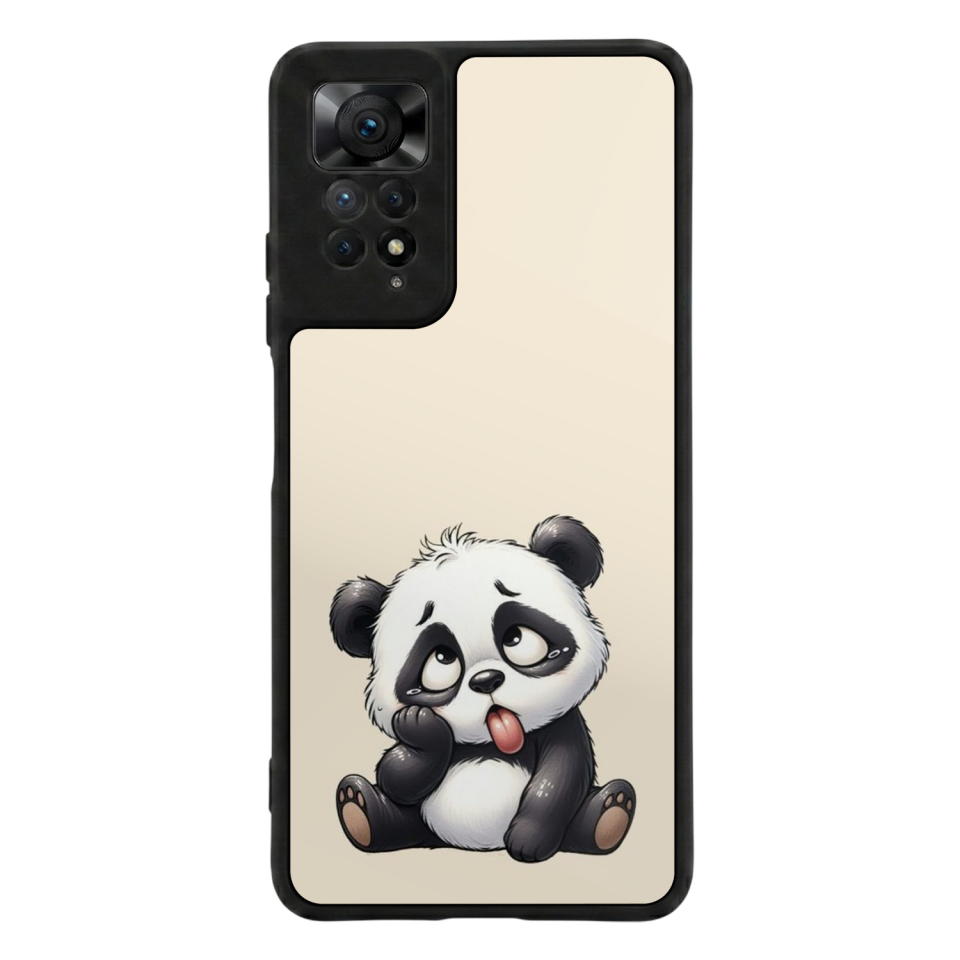 Xiaomi Redmi Note 12 Pro Uyumlu Panda Tasarımlı Glossy Premium Kılıf