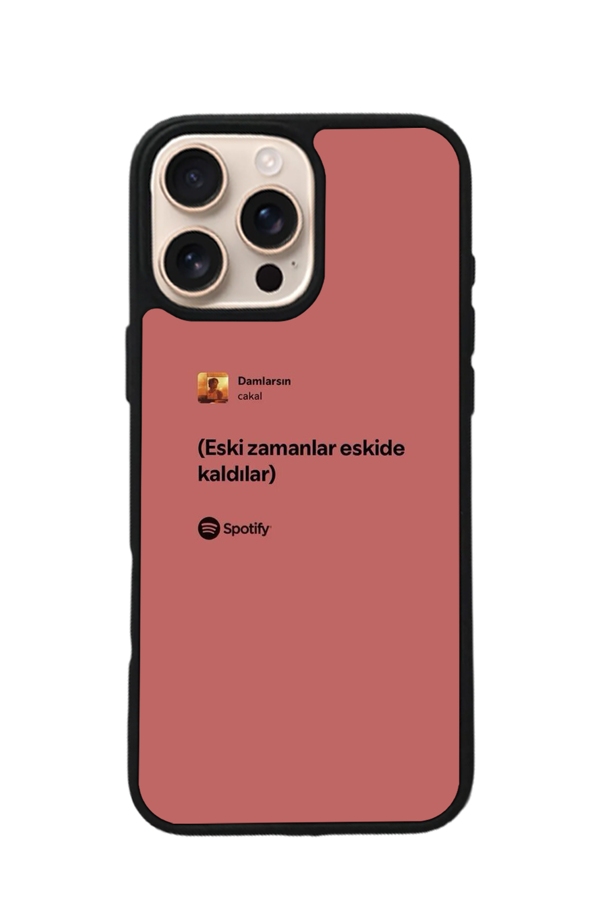 iPhone 15 Pro Max Uyumlu Sarki Sozleri Tasarımlı Glossy Premium Kılıf