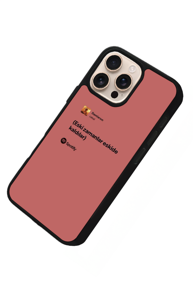 iPhone 15 Pro Max Uyumlu Sarki Sozleri Tasarımlı Glossy Premium Kılıf