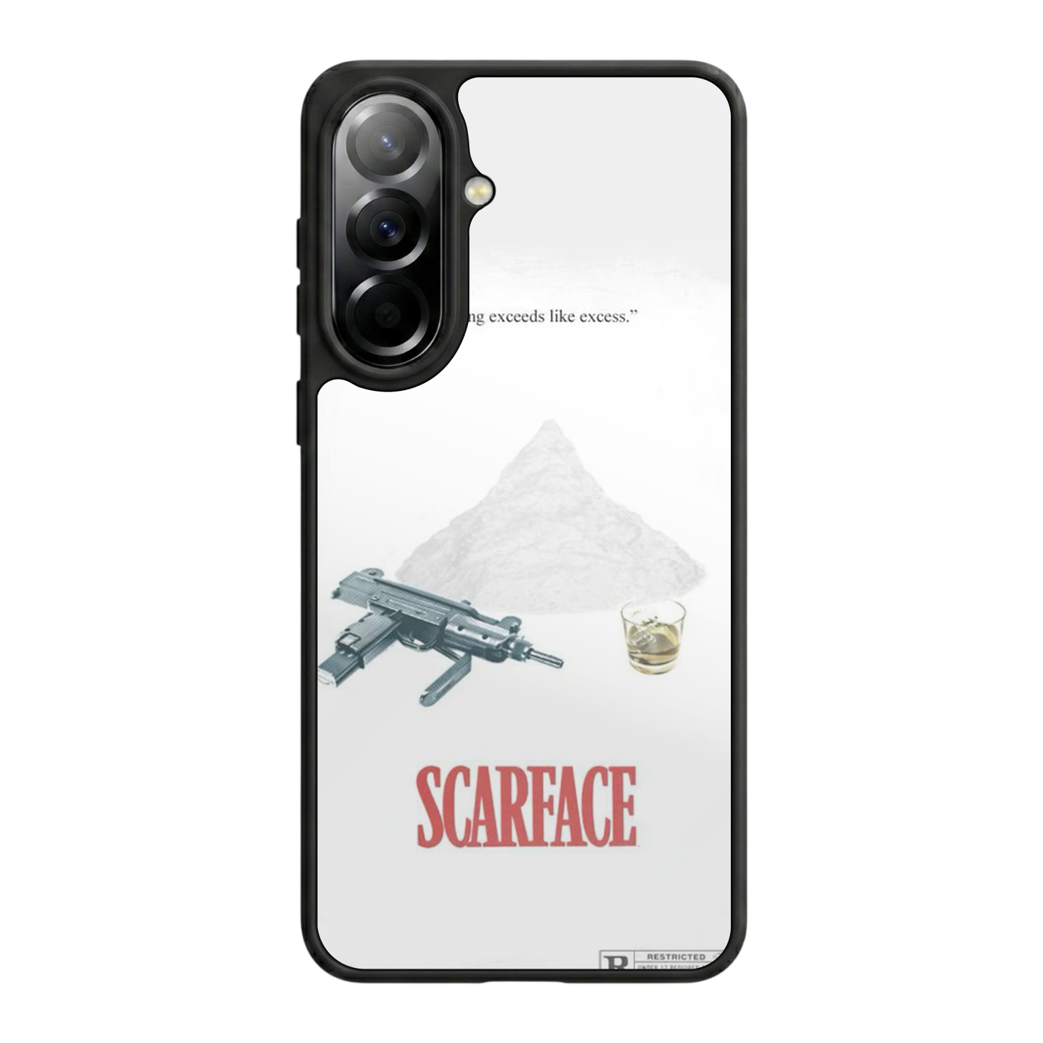 Samsung Galaxy A37 Uyumlu Scarface Tasarımlı Glossy Premium Kılıf