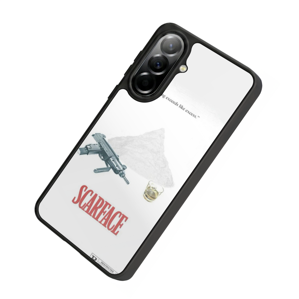 Samsung Galaxy A37 Uyumlu Scarface Tasarımlı Glossy Premium Kılıf