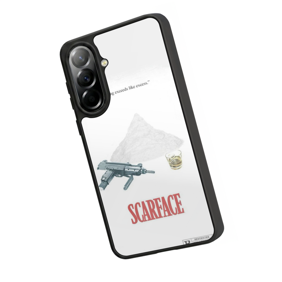 Samsung Galaxy A37 Uyumlu Scarface Tasarımlı Glossy Premium Kılıf