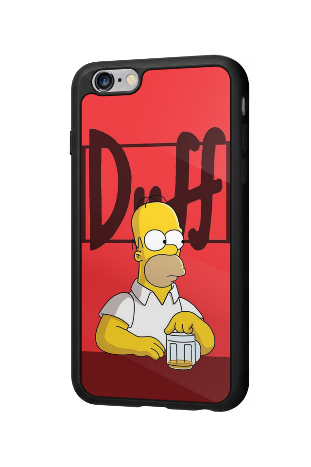 iPhone 6 Plus Uyumlu The Simpsons Tasarımlı Glossy Premium Kılıf