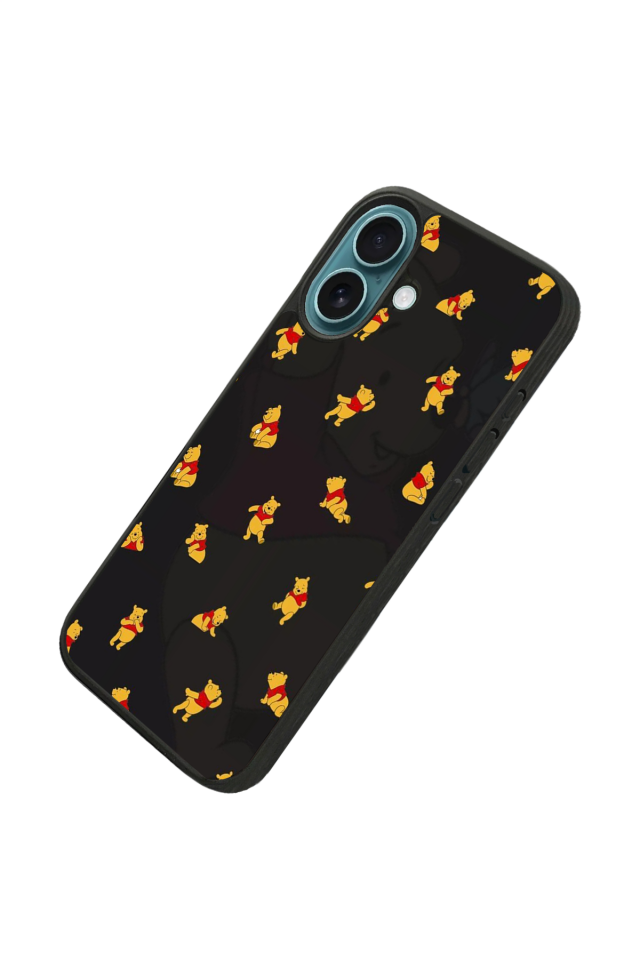 iPhone 16 Uyumlu Winnie Tasarımlı Glossy Premium Kılıf