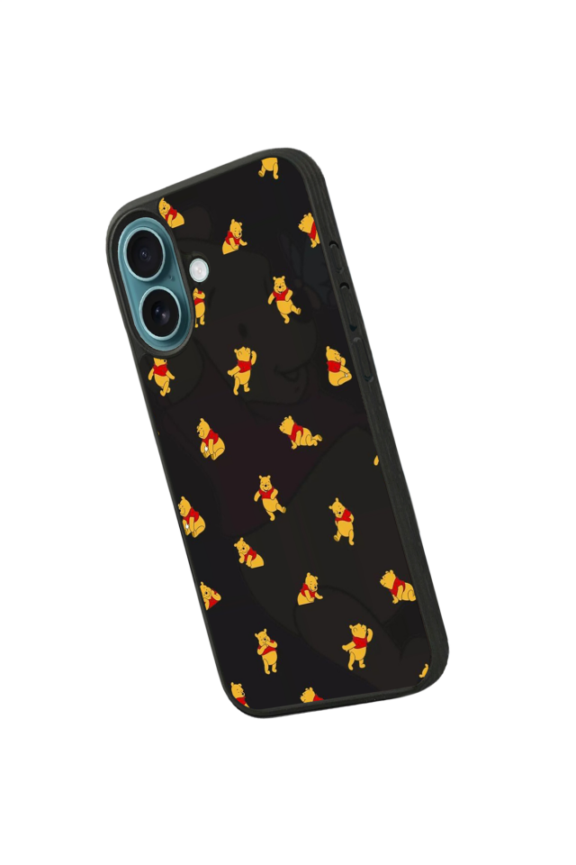 iPhone 16 Uyumlu Winnie Tasarımlı Glossy Premium Kılıf