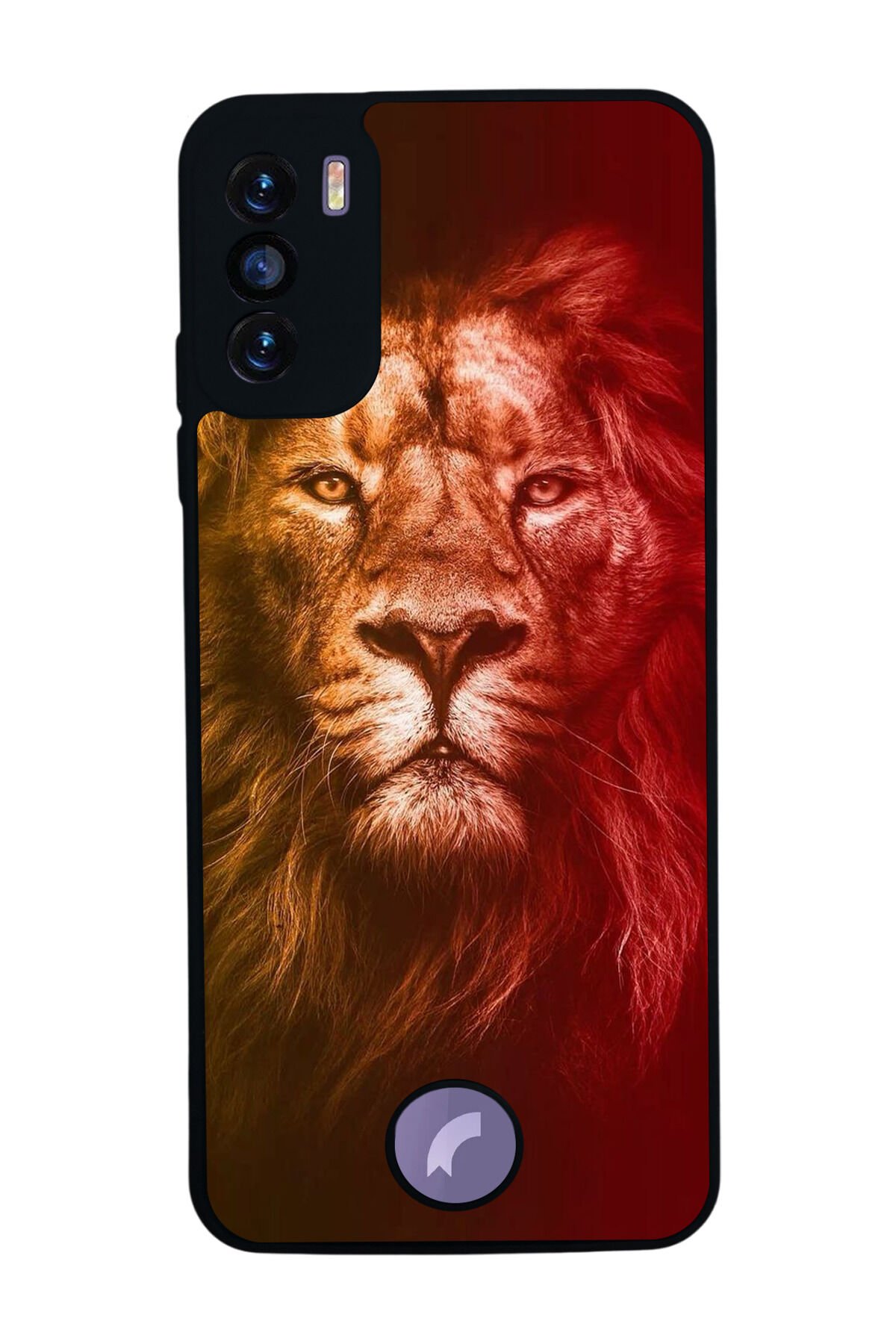 Reeder S19 Max Pro S Uyumlu Aslan Tasarımlı Glossy Premium Kılıf