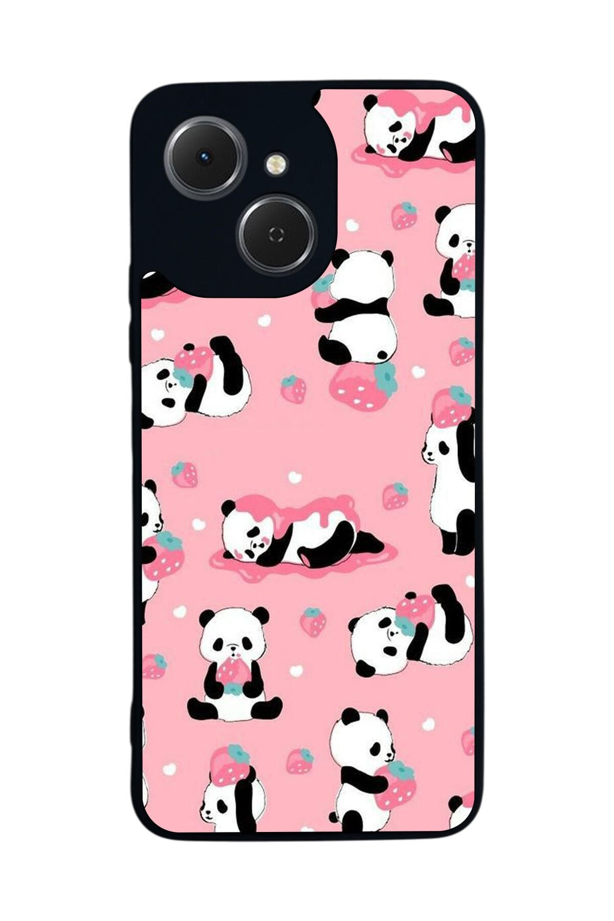 Tecno Spark 40C Uyumlu Panda Tasarımlı Glossy Premium Kılıf