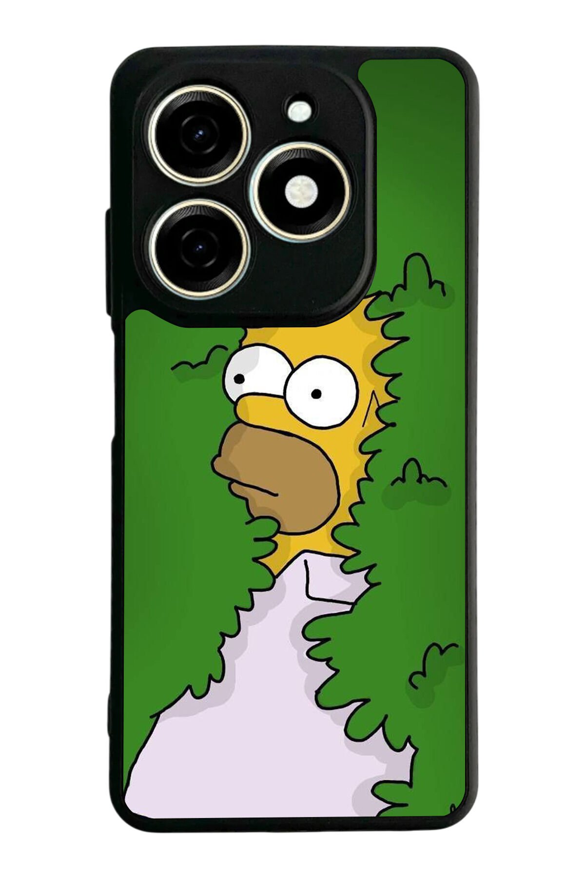 Tecno Spark 20/20C Uyumlu The Simpsons Tasarımlı Glossy Premium Kılıf
