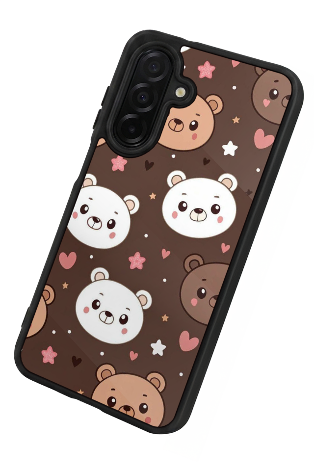 Samsung Galaxy A26 Uyumlu Ayı Tasarımlı Glossy Premium Kılıf