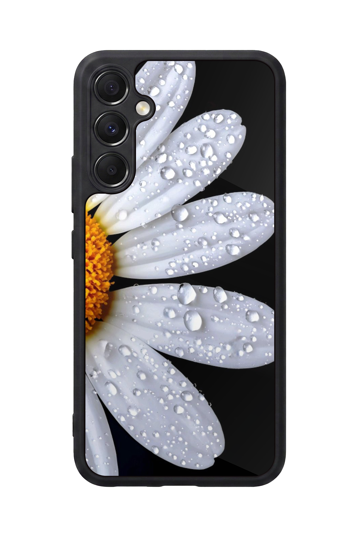 Samsung Galaxy A34 Uyumlu Cicek Tasarımlı Glossy Premium Kılıf