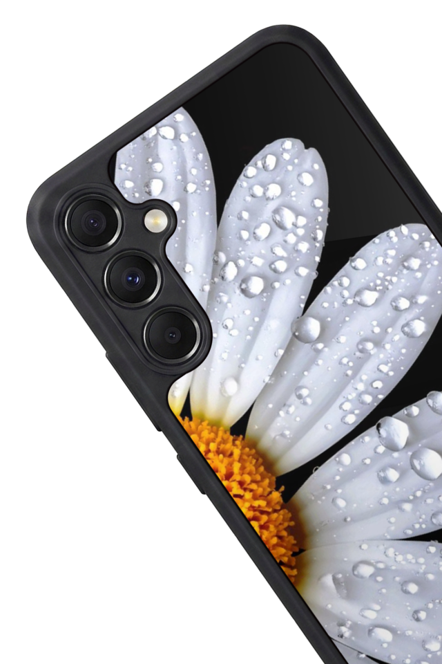 Samsung Galaxy A34 Uyumlu Cicek Tasarımlı Glossy Premium Kılıf