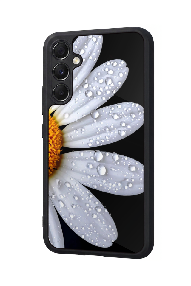 Samsung Galaxy A34 Uyumlu Cicek Tasarımlı Glossy Premium Kılıf